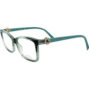 Swarovski SK5255 Womens Plastic Eyeglass Frame 087 Shiny Turquoise 53-15